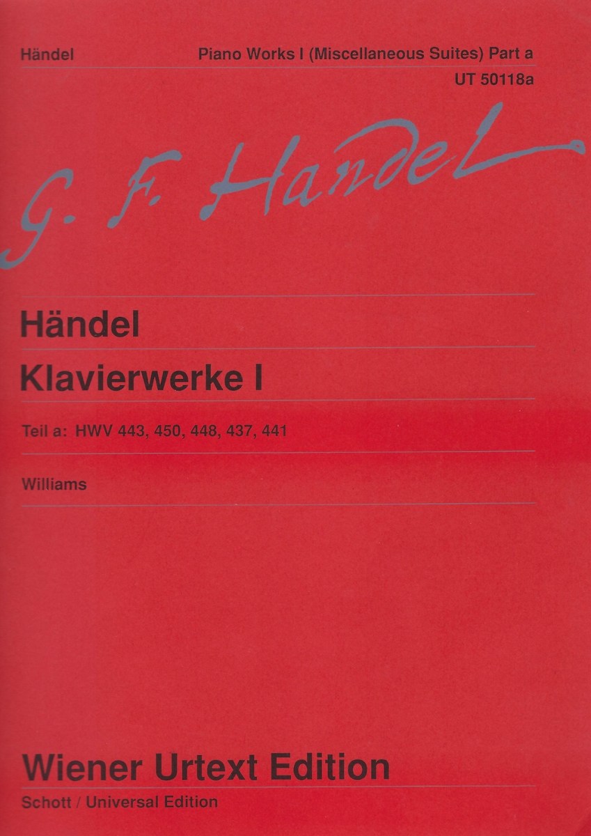 Klavierwerke 1 Händel S1